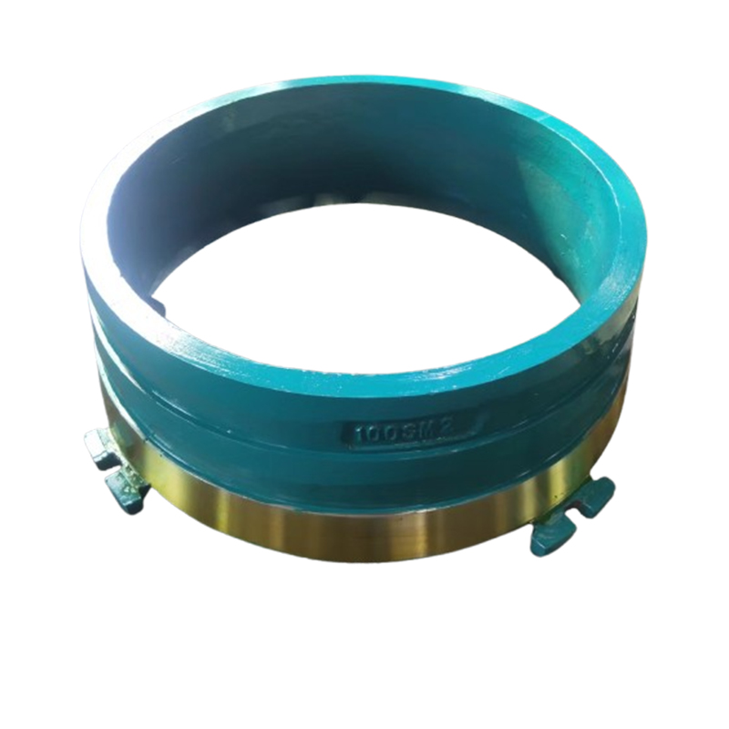 矿石破碎机高锰钢破碎壁 GP100S圆锥破碎机定锥衬板 矿山破碎设备耐磨配件