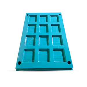 颚式破碎机固定颚板 矿山破碎设备耐磨配件厂家铸造高锰钢材质颚破齿板