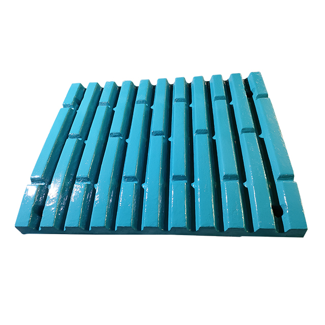 C160颚式破碎机固定颚板 高锰铬钢材质鄂破齿板 适用中高硬度矿石破碎