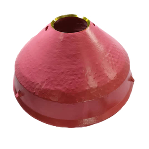 HP300圆锥破碎机镶铸合金动锥衬板 矿石破碎机高锰钢破碎壁 矿山破碎设备耐磨配件