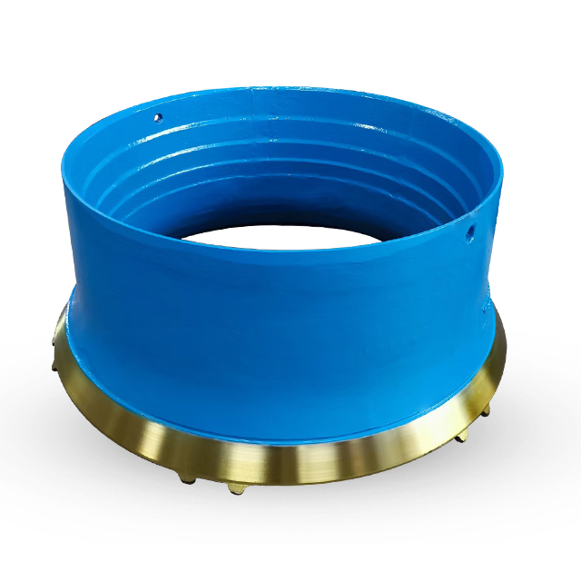 矿石破碎机高锰钢定锥衬板 轧臼壁 圆锥破齿板 源头厂家