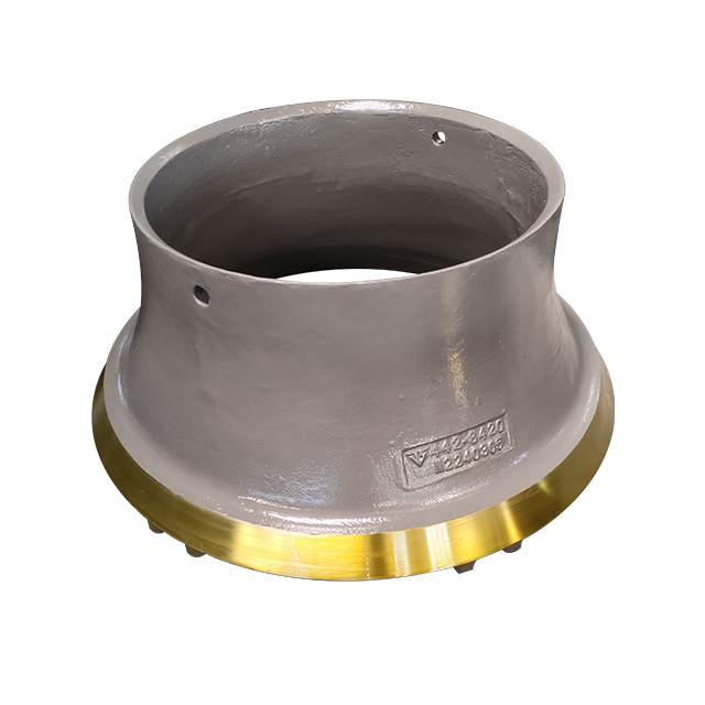 H4800圆锥破碎机定锥衬板 轧臼壁 圆锥破齿板 破碎机高锰铬钢材质耐磨配件