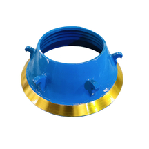 高锰铬钢材质定锥衬板 矿石破碎机耐磨配件 轧臼壁 圆锥破齿板