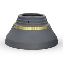 高锰钢破碎机动锥衬板 破碎壁 圆锥破齿板 矿山破碎设备耐磨配件厂家